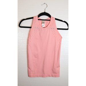 Victoria Sport "Holy" Peach Pink light coral color Racerback Tank xs